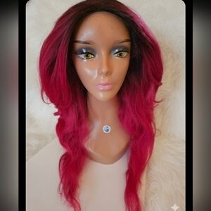 Ombre Pink Lacefront Wig ♡ READ DESCRIPTION♡